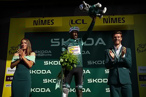 Best sprinter Eritrea's Biniam Girmay